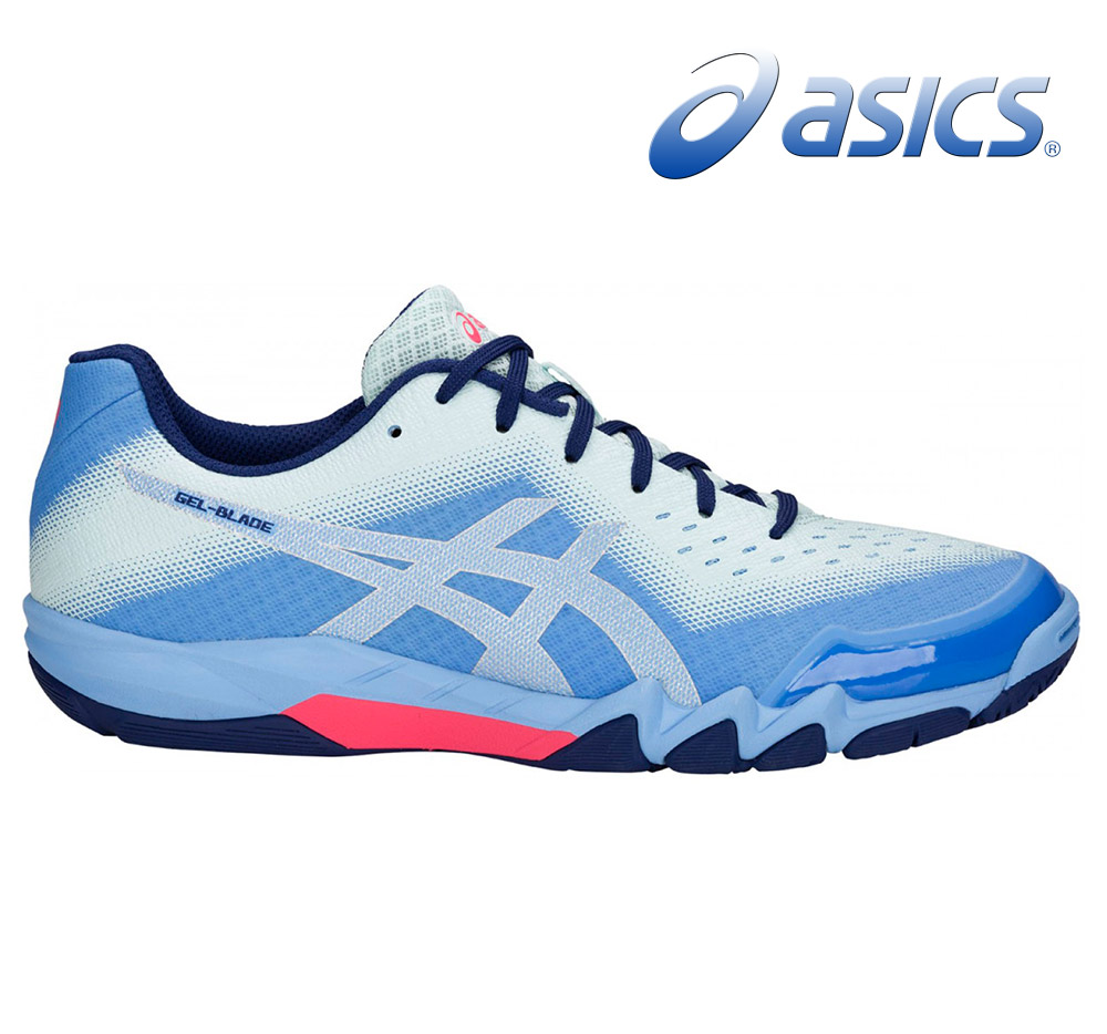Asics Gel Blade 6 - Dame - blue / silver