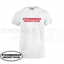 Trænings T-shirt - Stenbroens Hockey Klub - ICE-T hvid
