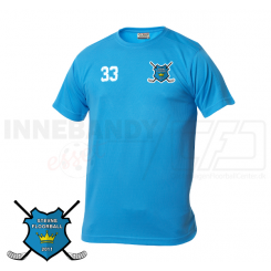 Trænings T-shirt - Stevns Floorball - Tyrkis