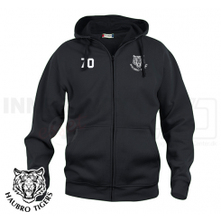 Hættetrøje m. lynlås - Haubro Tigers - Hoody Full Zip