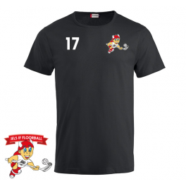 Trænings T-shirt - Sort - Jels IF Floorball Trænings T-shirt - Sort - Jels IF Floorball