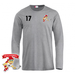 Offcourt Langærmet T-shirt - Grå - Jels IF Floorball