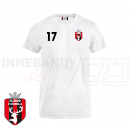 Trænings T-shirt - Allerød Floorball - ICE-T hvid Trænings T-shirt - Allerød Floorball - ICE-T hvid