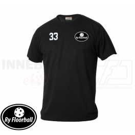 Funktionel T-shirt - Ry Floorball - ICE-T Sort Funktionel T-shirt - Ry Floorball - ICE-T Sort