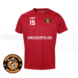 T-shirt - Amager Floorball Klub - ICE-T Rød