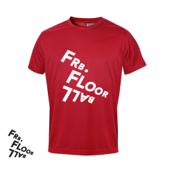 T-shirt Logo - Frederiksberg FC - ICE-T - Rød