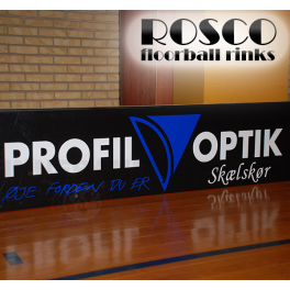 Rosco Floorball Bander - MotionsFloorball bane 10x20 meter, hvid - Inkl. Bandereklamer Rosco Floorball Bander - MotionsFloorball bane 10x20 meter, hvid - Inkl. Bandereklamer