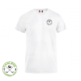 Trænings T-shirt - Ganløse Floorball Klub - ICE-T hvid