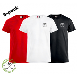 Trænings T-shirt - 3-pack - Ganløse Floorball Klub - ICE-T