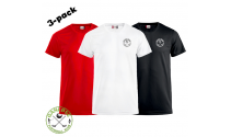 Trænings T-shirt - 3-pack - Ganløse Floorball Klub - ICE-T