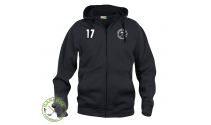 Hættetrøje m. lynlås - Ganløse Floorball Klub - Hoody Full Zip