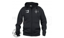 Hættetrøje m. lynlås - Kolding KFUM Floorball - Hoody Full Zip