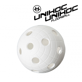 Unihoc Crater Match Floorballbold - Hvid