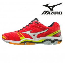 Mizuno Wave Stealth 4 Unisex red/white/yellow Mizuno Wave Stealth 4 Unisex red/white/yellow