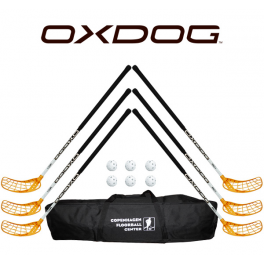 Oxdog RC1 White Floorball Stavsæt - 6 stave inkl. 6 bolde og en toolbag Oxdog RC1 White Floorball Stavsæt - 6 stave inkl. 6 bolde og en toolbag