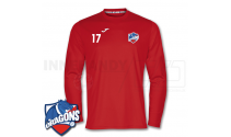 Træningstrøje L/S - HG/Næstved Dragons - Rød