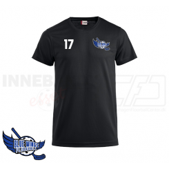 Trænings T-shirt - Blue Wings Floorball - ICE-T sort