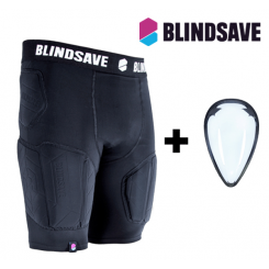 Blindsave Protection Shorts PRO + Cup - black