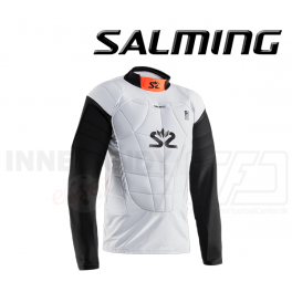 Salming Goalie Protectiv Vest E-Series - White/Orange