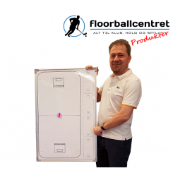 Whiteboard 55 x 88 - Multi bane - Floorball - incl. pen, magneter og klublogo