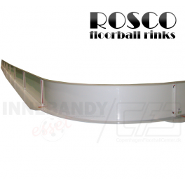Rosco Floorball Bande Stykker - ACTIVE - 1,5 meter hjørne bandestykke, hvid