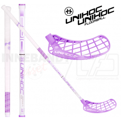 Unihoc Epic Composite 29 white/purple - Floorballstav