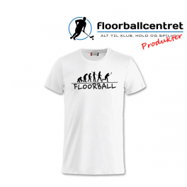 Floorballcentret T-shirt - Floorball Evolution - Hvid