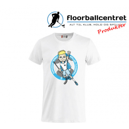 CFC T-shirt - Superseje Drenge Spiller Floorball - Hvid