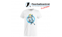 CFC T-shirt - Superseje Drenge Spiller Floorball - Hvid