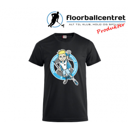 CFC T-shirt - Superseje Drenge Spiller Floorball - Sort CFC T-shirt - Superseje Drenge Spiller Floorball - Sort