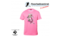 CFC T-shirt - Superseje Piger Spiller Floorball - Pink