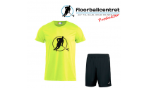 Floorballcentret Spillesæt - Neon Gul