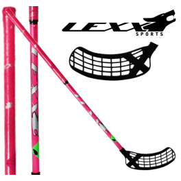 Lexx Pink Wolf 32 - Floorballstave - Lyserød