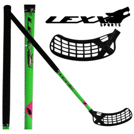 Lexx Icebreaker Hockey 30 - Floorballstave - Grøn/Sort 