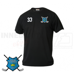 Trænings T-shirt - Stevns Floorball - Sort