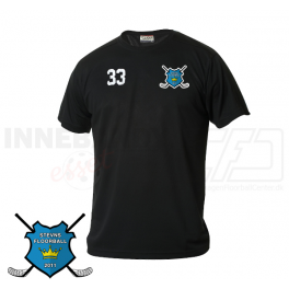 Trænings T-shirt - Stevns Floorball - Sort Trænings T-shirt - Stevns Floorball - Sort