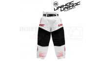 Unihoc Målmandsbukser Inferno - white/neon red