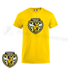 Offcourt T-shirt - Skanderborg Killerbees - Fashion-T gul