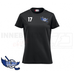 Trænings T-shirt - Blue Wings Floorball - ICE-T Ladies sort