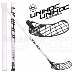 Unihoc Unity Feather Light 26 white/black - Floorballstav