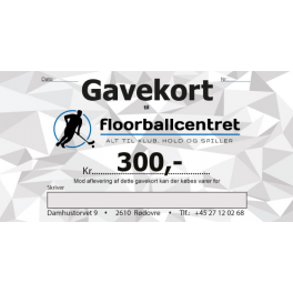 Gavekort 300,- Gavekort 300,-