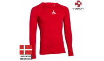 Baselayer Shirt L/S, rød - Landshold Regionshold