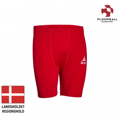 Baselayer Tights Short, rød - Landshold Regionshold