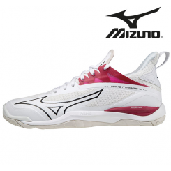 Mizuno Wave Mirage 4 Dame white/cherryred