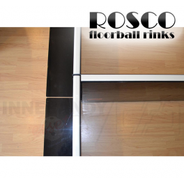 Rosco Floorball Bande Stykker - Splitter Stykke 2m, sort