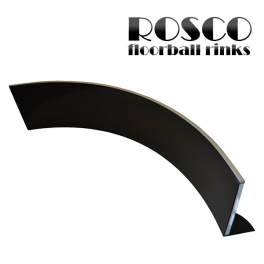Rosco Floorball Bande Stykker - ACTIVE - 1,5 meter hjørne bandestykke, sort
