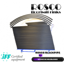 Rosco Floorball Bander - Blackpipe - MotionsFloorball bane 10x20 meter, hvid - IFF Godkendte