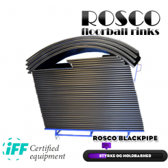 Rosco Floorball Bander - Blackpipe - MotionsFloorball bane 10x20 meter, sort - IFF Godkendte