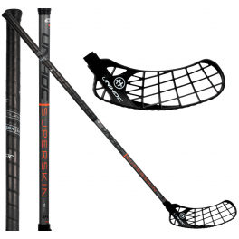 Unihoc Iconic Superskin SLIM FL 29 graphite/orange - Floorballstav