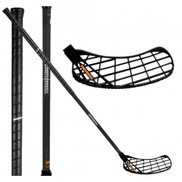 Zone Harder Airlight Skeleton 26 raw black - Floorballstav